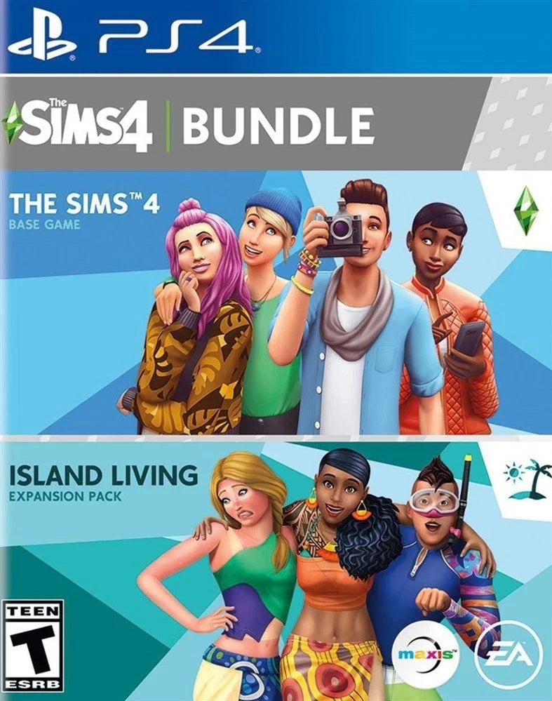 PS4 Game CD The Sims 4 + Island Living Used Wholesale Supply
