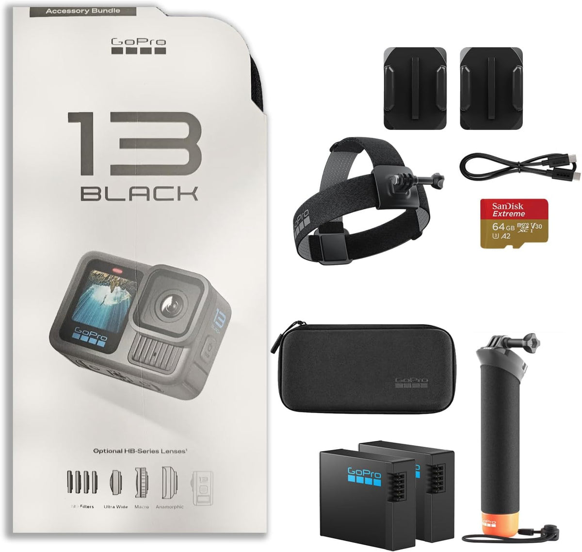 GoPro Hero13 Black Accessory Bundle