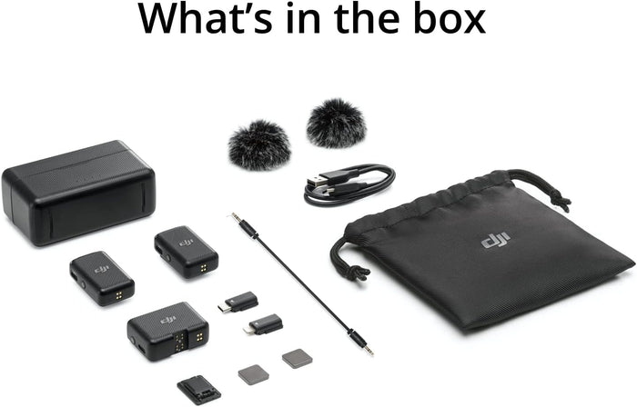 DJI Mic (2 TX + 1 RX + Charging Case)