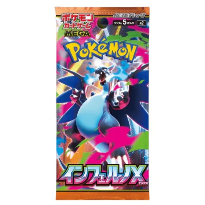 Pokémon Trading Card Game Mega M2 Inferno X Japan Loose Pack Wholesale Supply