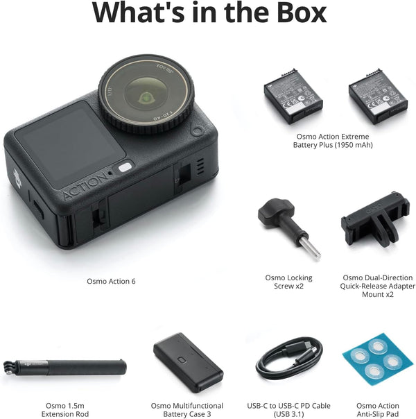 DJI Osmo Action 6 Enhanced Combo