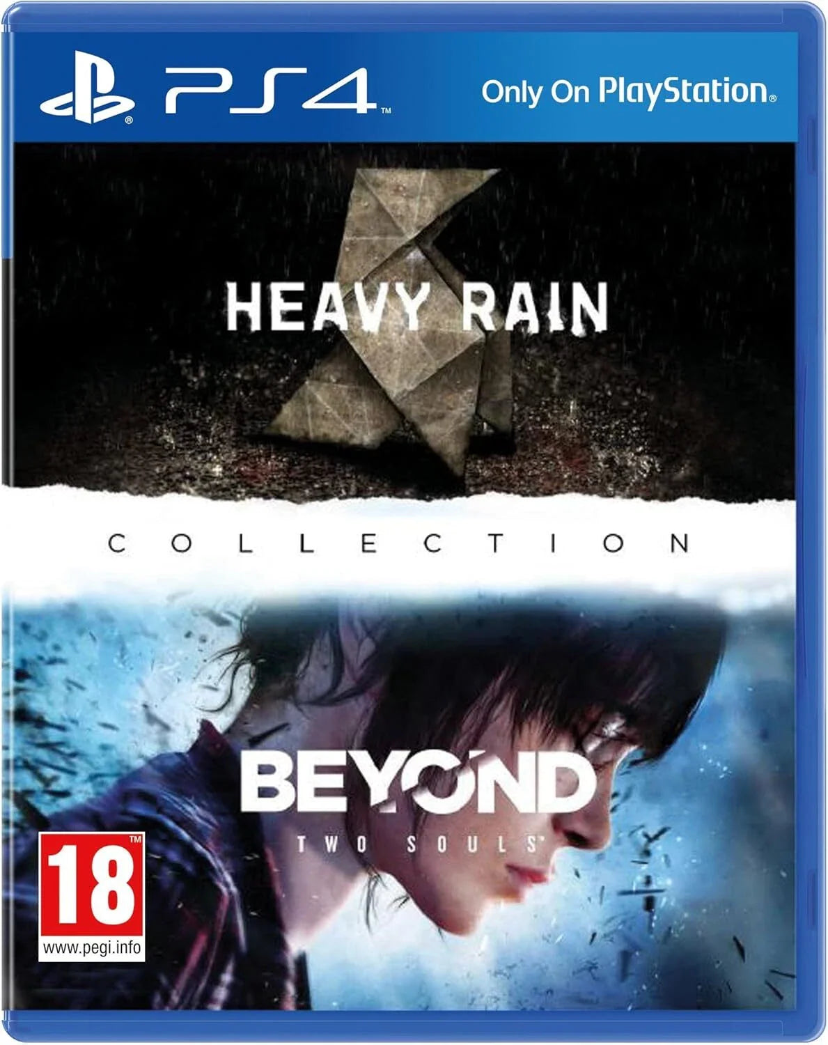 PS4 Game CD Heavy Rain & Beyond Two Souls Collection 2 Disc Used Wholesale Supply